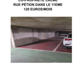 PLACE DE PARKING