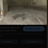 À louer une grande place de parking