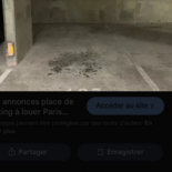 À louer une place de parking
