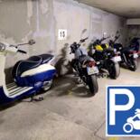 Parking Moto - sécurisé par POINT D'ANCRAGE